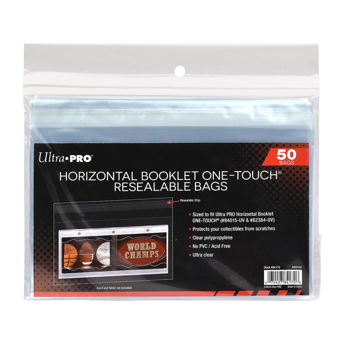 Ultra PRO: One-Touch Resealable Bags - Horizontal Booklet - for just $0! 