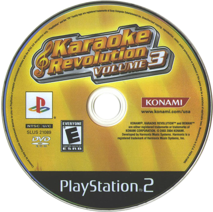 Karaoke Revolution: Volume 3 – PlayStation 2 (PS2) - for just $0! 