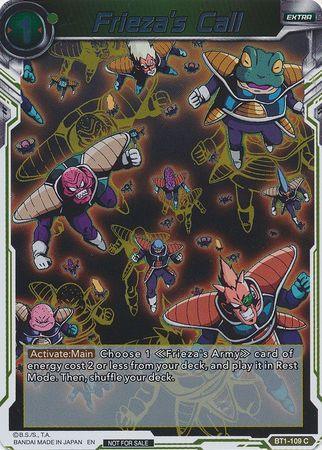 Frieza's Call (Event Pack 3 - 2019) (BT1-109_PR) [Promotion Cards] - for just $0.35! 