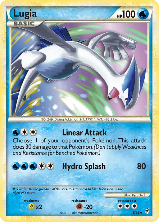 Lugia (15/95) [HeartGold & SoulSilver: Call of Legends] - for just $45.65! 