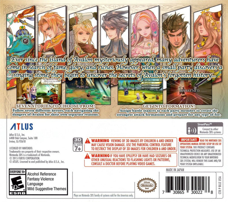Legend of Legacy [Launch Edition] – Nintendo 3DS (3DS) - for just $20.99! 