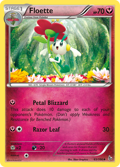 Floette (65/106) [XY: Flashfire] - Just $0.10! Shop now at Retro Gaming of Denver