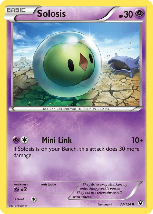Solosis (33/124) [XY: Fates Collide] - for just $0.10! 