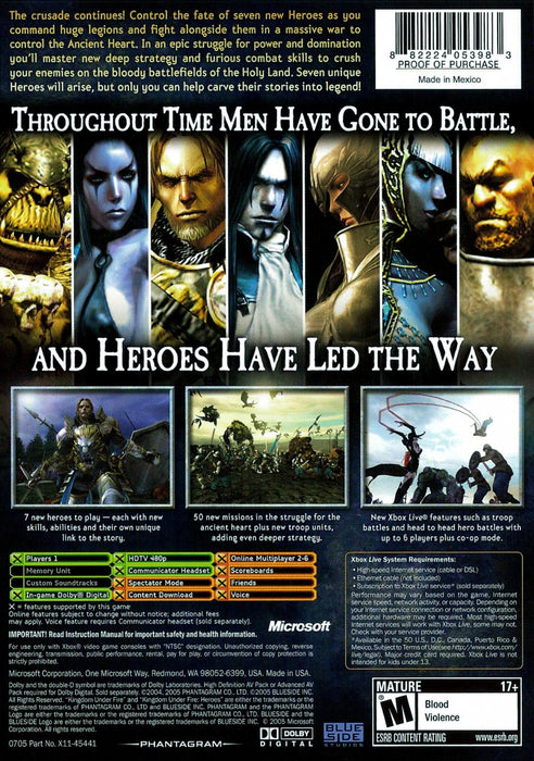 Kingdom Under Fire: Heroes – Xbox (XBOX) - for just $6.99! 