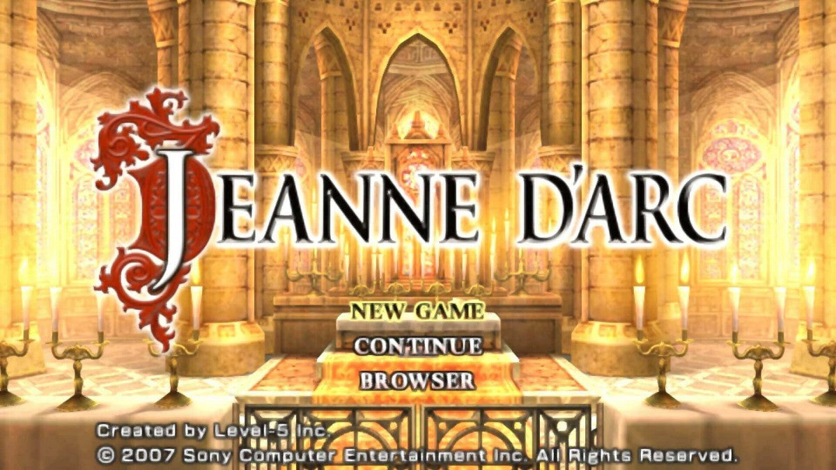 Jeanne d'Arc – PlayStation Portable (PSP) - for just $0! 