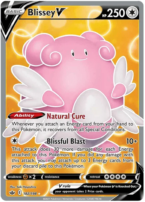 Blissey V (182/198) [Sword & Shield: Chilling Reign] - for just $2.95! 
