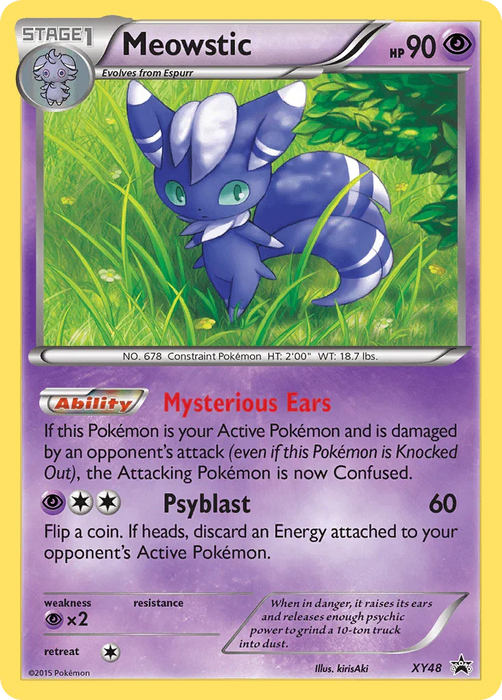 Meowstic (XY48) [XY: Black Star Promos] - for just $2.75! 