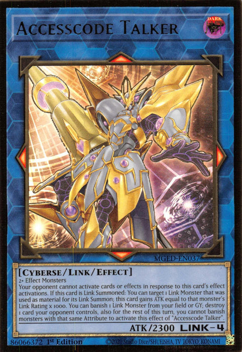 Accesscode Talker [MGED-EN037] Gold Rare - for just $0.40! 
