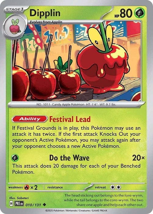 Dipplin (010/131) [Scarlet & Violet: Prismatic Evolutions] - for just $0.10! 