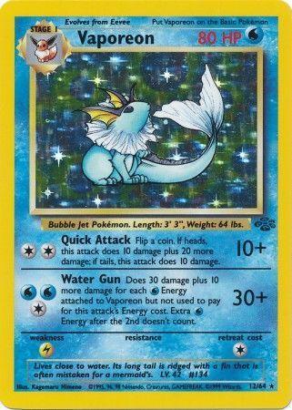 Vaporeon (12/64) [Jungle Unlimited] - for just $17.70! 