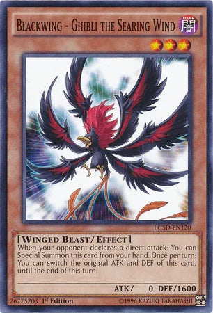 Blackwing - Ghibli the Searing Wind [LC5D-EN120] Common - for just $0.10! 
