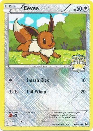 Eevee (84/108) (City Championship Promo) [Black & White: Dark Explorers] - for just $16.30! 