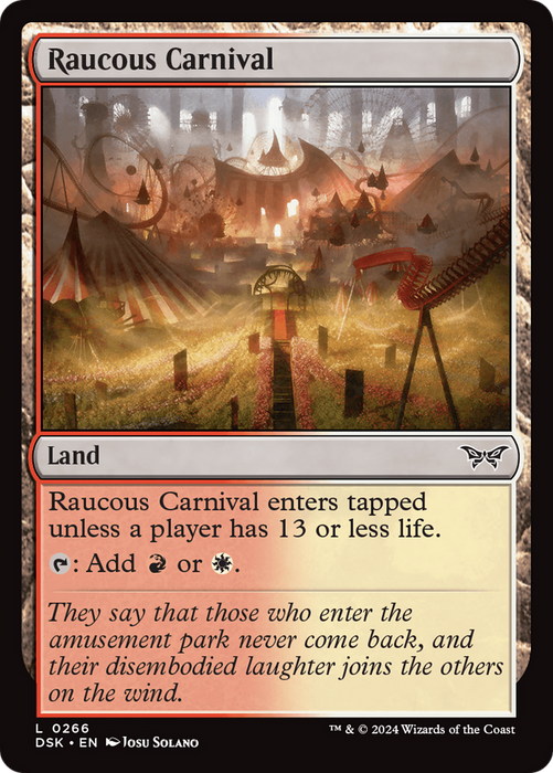 Raucous Carnival (DSK-266) - Duskmourn: House of Horror Foil - for just $0.07! 
