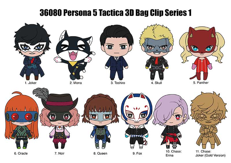 Persona 5 Tactica Series 1 3D Foam Bag Clip Blind Bag - Official Collectible - for just $8.99! 