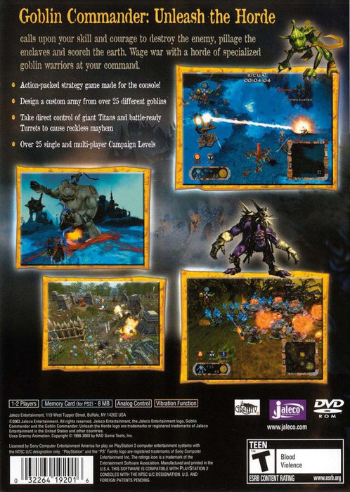 Goblin Commander: Unleash the Horde – PlayStation 2 (PS2) - for just $13.99! 
