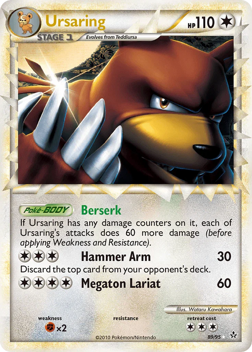 Ursaring (89/95) [HeartGold & SoulSilver: Unleashed] - for just $18.35! 
