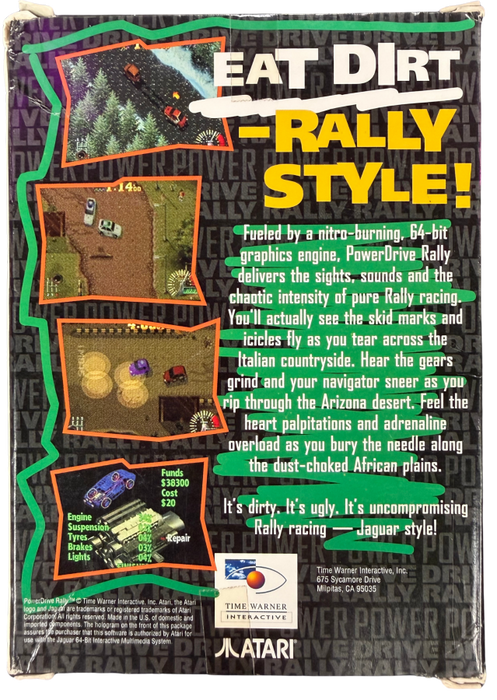 Power Drive Rally [CIB] – Atari Jaguar (JAG) - for just $149.99! 