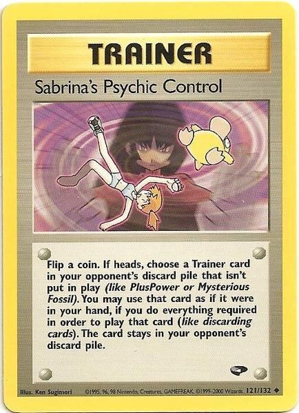 Sabrina's Psychic Control (121/132) [Gym Challenge Unlimited] - for just $2.30! 