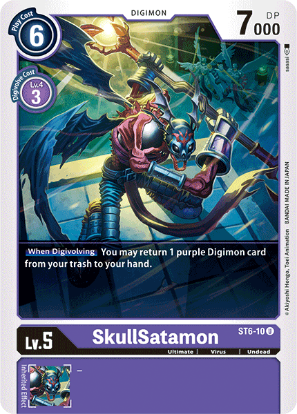 SkullSatamon [ST6-10] [Starter Deck: Venomous Violet] - Just $0.09! Shop now at Retro Gaming of Denver