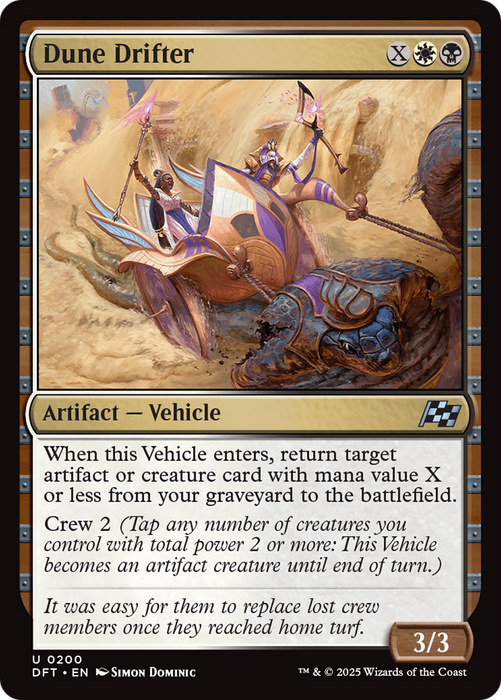 Dune Drifter (DFT-200) - Aetherdrift Foil - for just $0.03! 