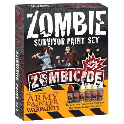 Army Painter Warpaints: Zombicide Survivor Paint Set - Premium Miniatures - Just $18.99! Shop now at Retro Gaming of Denver