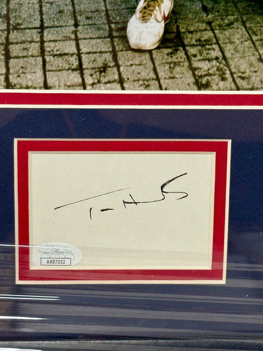 Tom Hanks Framed & Signed Cut & Forrest Gump Running 11X14 Photo With JSA COA - for just $300! 
