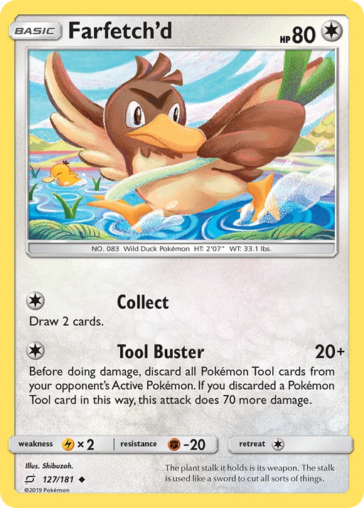 Farfetch'd (127/181) [Sun & Moon: Team Up] - for just $0.30! 