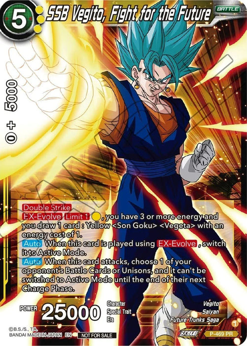 SSB Vegito, Fight for the Future (Z03 Dash Pack) (P-469) [Promotion Cards] - for just $0.20! 