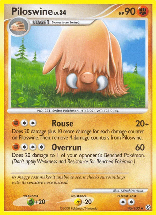 Piloswine (46/100) [Diamond & Pearl: Stormfront] - for just $0.20! 
