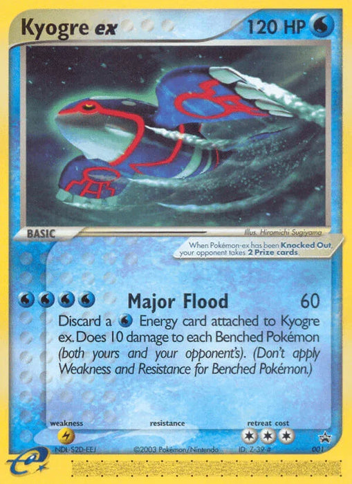 Kyogre ex (001) [Nintendo: Black Star Promos] - for just $12! 
