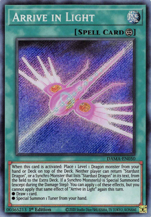 Arrive in Light [DAMA-EN050] Secret Rare - for just $1.80! 