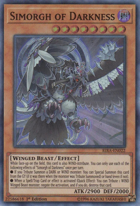 Simorgh of Darkness [RIRA-EN022] Super Rare - for just $0.10! 