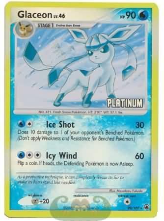 Glaceon (20/100) [Burger King Promos: 2009 Collection] - for just $16.40! 