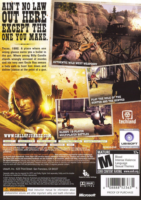 Call of Juarez – Xbox 360 (X360) - for just $11.99! 