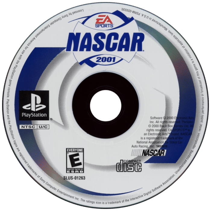 NASCAR 2001 – PlayStation 1 (PS1) - for just $0! 