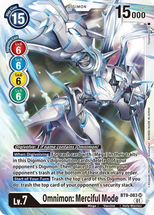 Omnimon: Merciful Mode [BT9-083] [X Record] - Just $0.35! Shop now at Retro Gaming of Denver