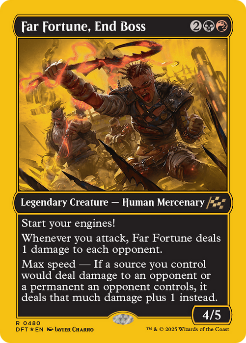 Far Fortune, End Boss (DFT-480) - Aetherdrift Foil - for just $0.29! 