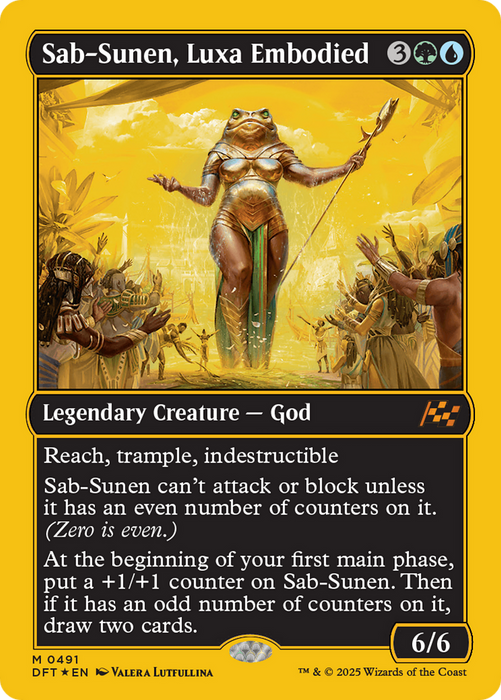 Sab-Sunen, Luxa Embodied (DFT-491) - Aetherdrift Foil - for just $3.76! 