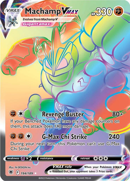 Machamp VMAX (194/189) [Sword & Shield: Astral Radiance] - for just $6.95! 