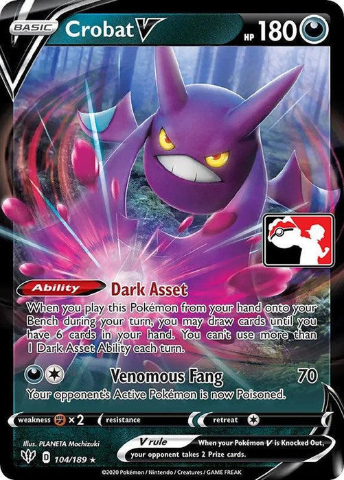 Crobat V (104/189) [Prize Pack Series One] - for just $29.50! 