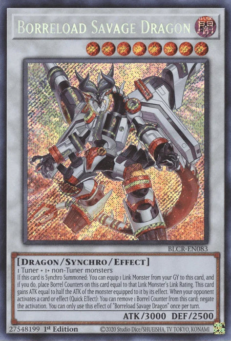 Borreload Savage Dragon [BLCR-EN083] Secret Rare - for just $0.40! 