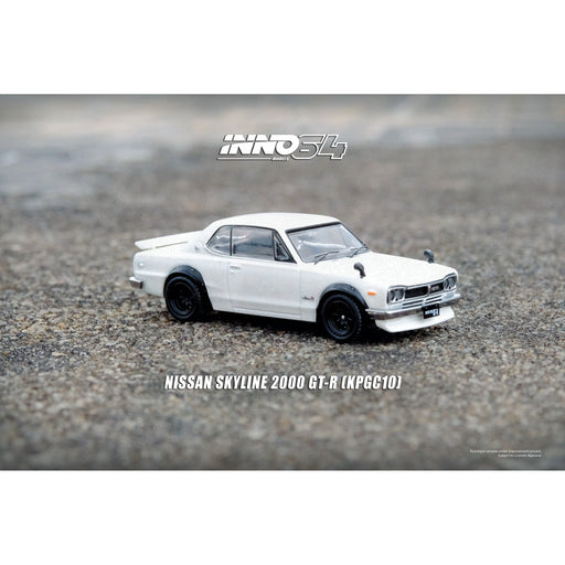 Inno64 Nissan Skyline 2000 GT-R (KPGC10) in White 1:64 - Just $24.99! Shop now at Retro Gaming of Denver