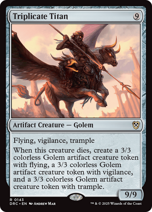 Triplicate Titan (DRC-143) - Commander: Aetherdrift - for just $0.11! 
