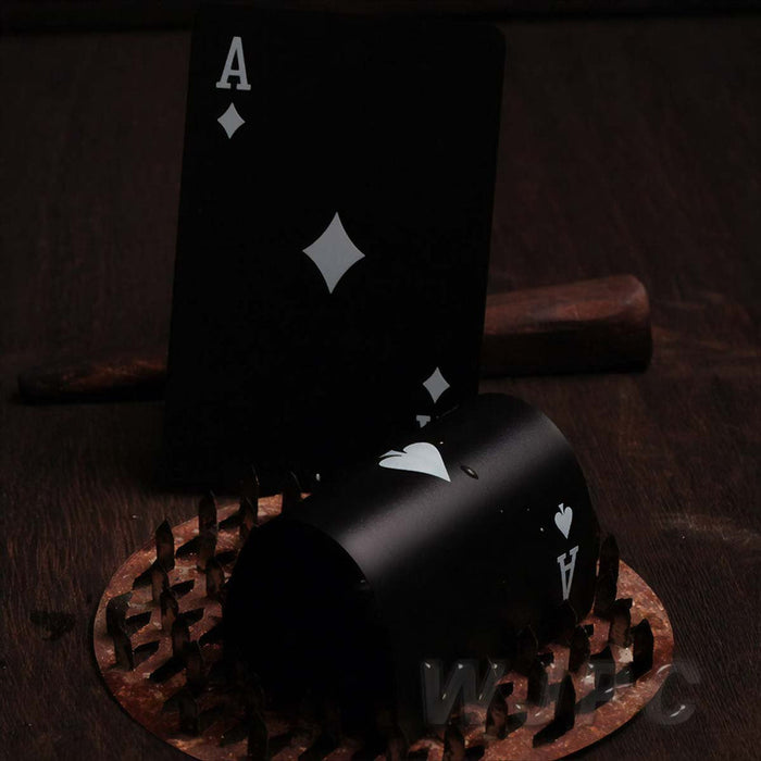 Mad Man Playing Cards: Waterproof Card Deck - Black Edition - for just $14! 