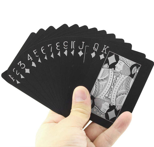 Mad Man Playing Cards: Waterproof Card Deck - Black Edition - for just $14! 