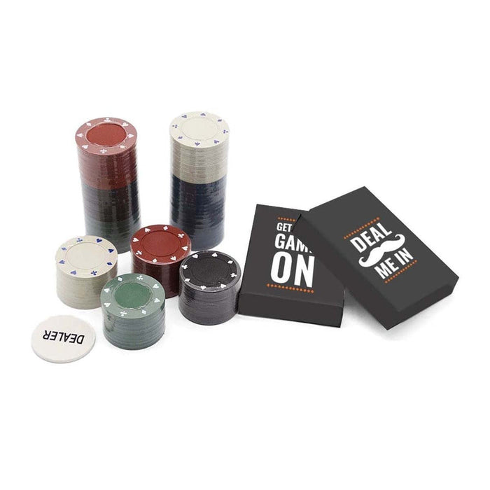 Mad Man: Professional Poker in a Tin Set - for just $16! 