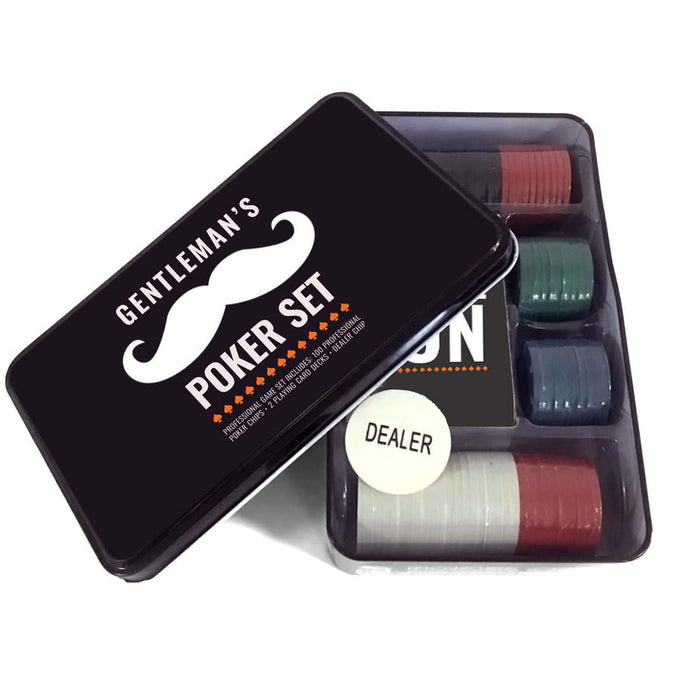 Mad Man: Professional Poker in a Tin Set - for just $16! 
