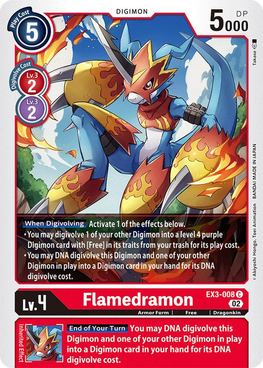 Flamedramon [EX3-008] [Draconic Roar] - Just $0.09! Shop now at Retro Gaming of Denver