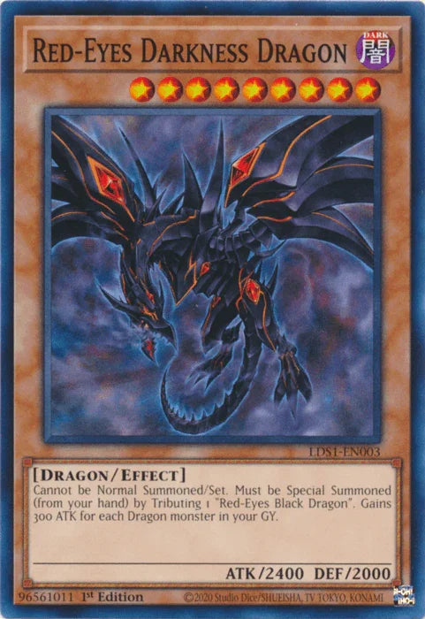Red-Eyes Darkness Dragon [LDS1-EN003] Common - for just $0.25! 