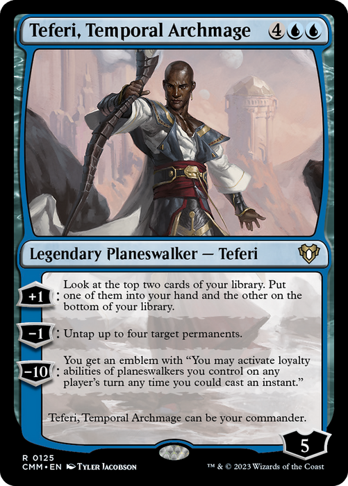 Teferi, Temporal Archmage (CMM-125) - Commander Masters - for just $0.28! 